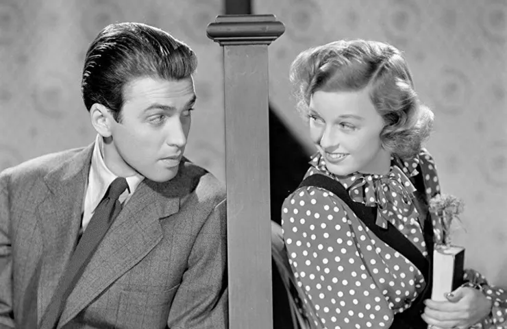 foto en blanco y negro, escena de película años 50