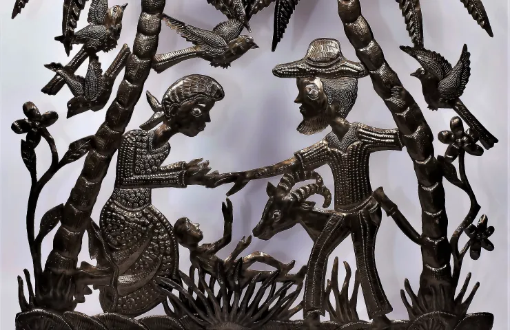 detalle de figuras talladas