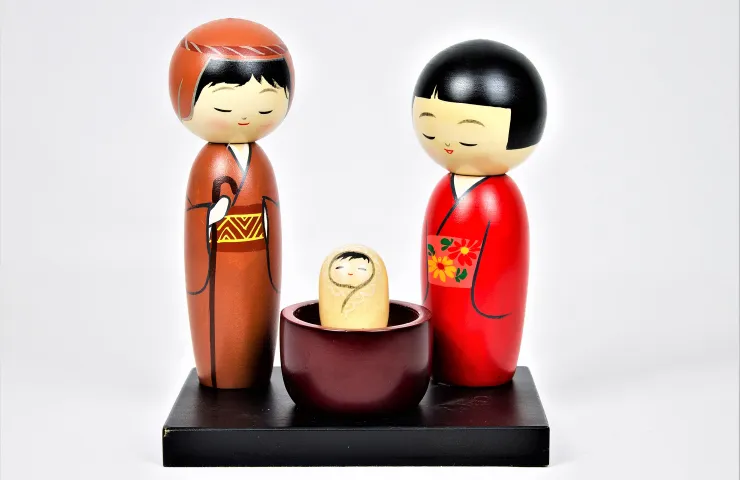 figura de belén japonés
