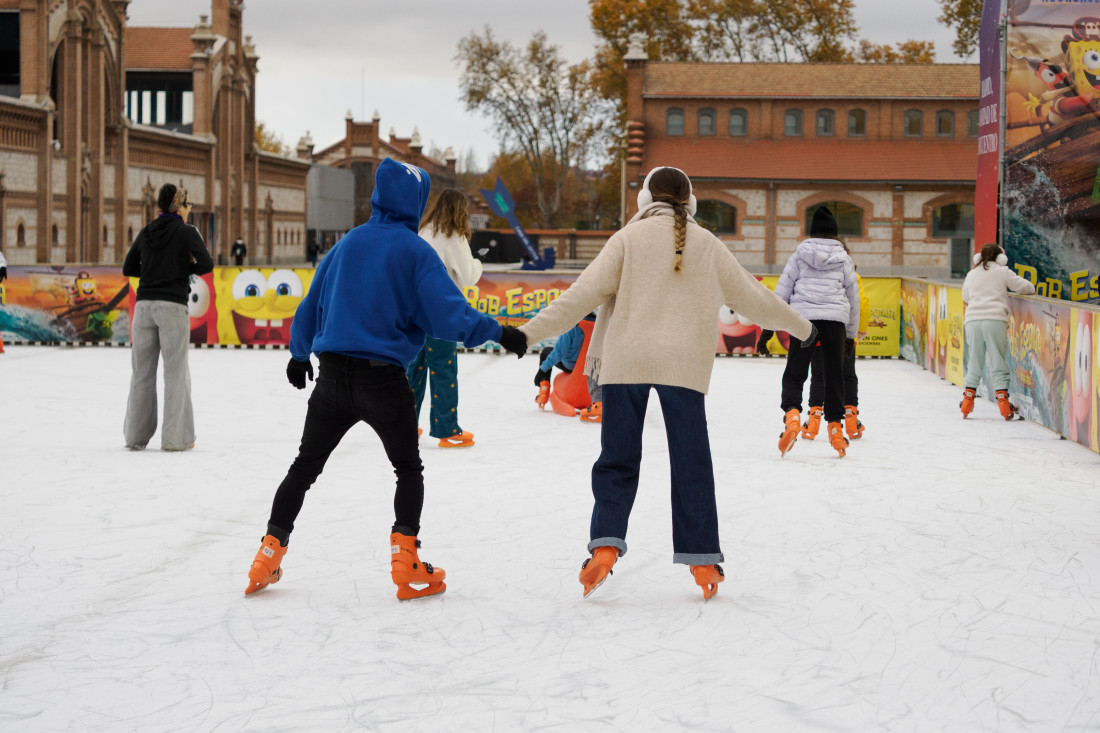 Pista de hielo de Matadero Madrid