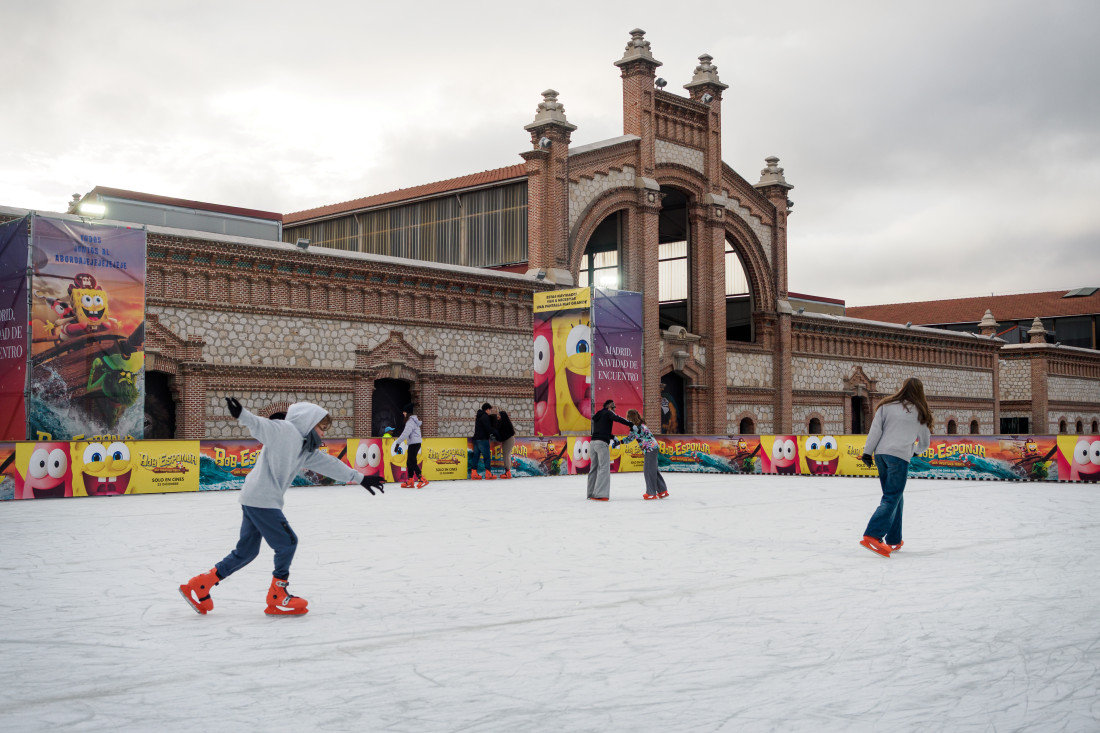 Pista de hielo de Matadero Madrid