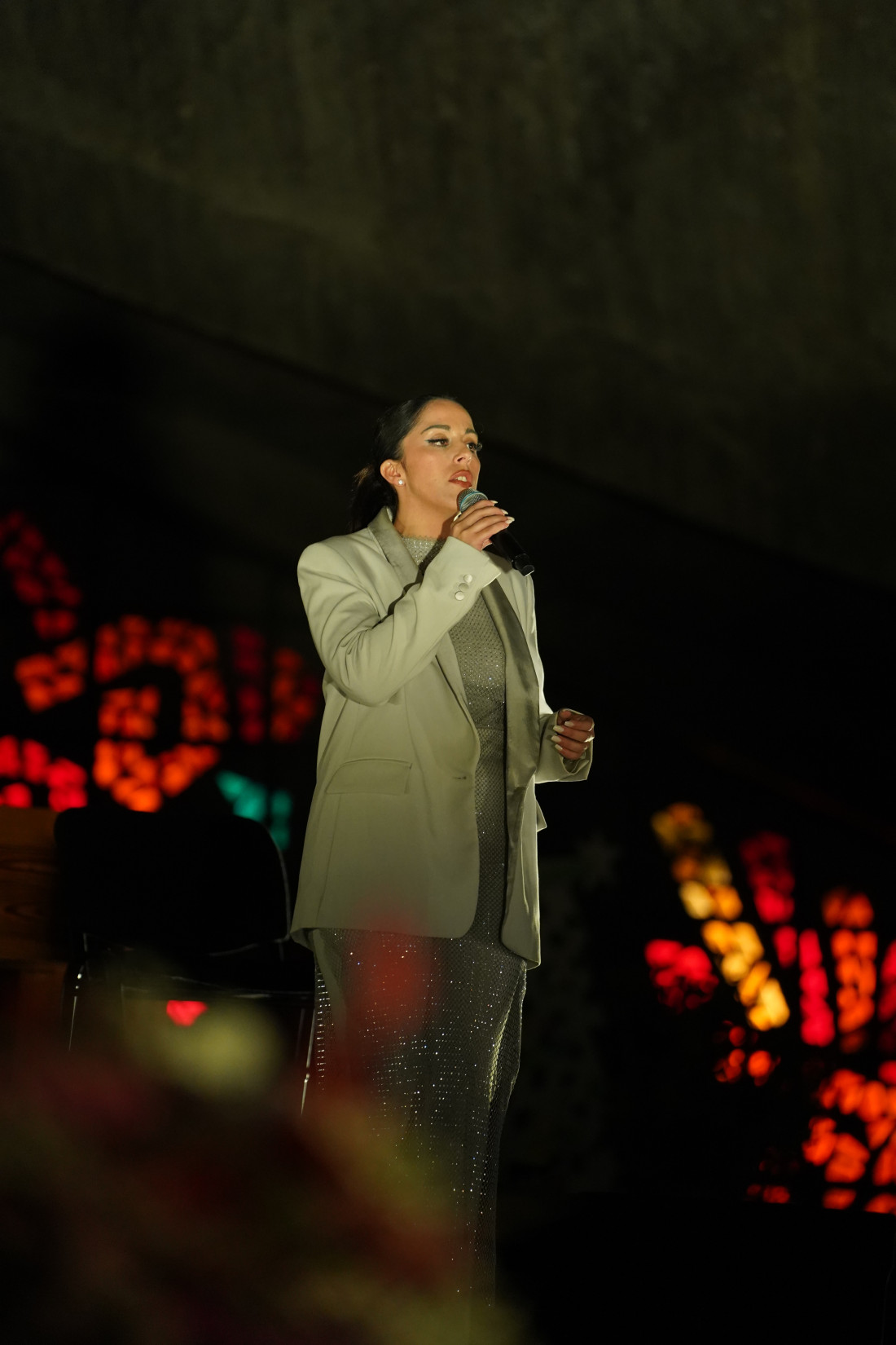 Sara Correia en la Parroquia Nuestra Señora de Guadalupe